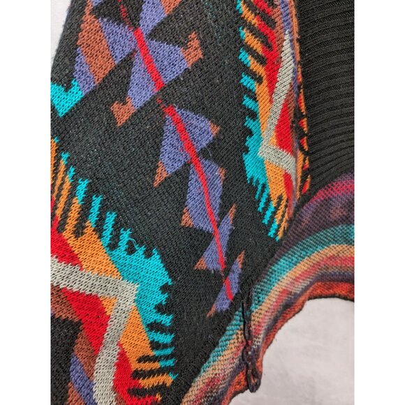 UNIF Knit Cardigan Women Size XS Aztec Pattern Open Front Boho Grunge Y2K Indie - Picture 7 of 10